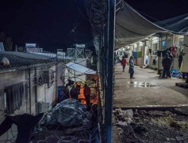 Μόρια: Σύλληψη μετανάστη με μαχαίρι στην κατοχή του